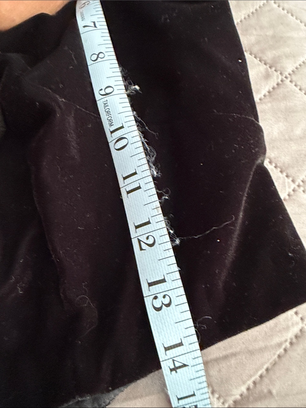 Black Velvet Top with Intricate Crystal Embellishment - Picture 10 of 14